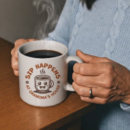 Caneca de Café Personalizável para a Vovó
