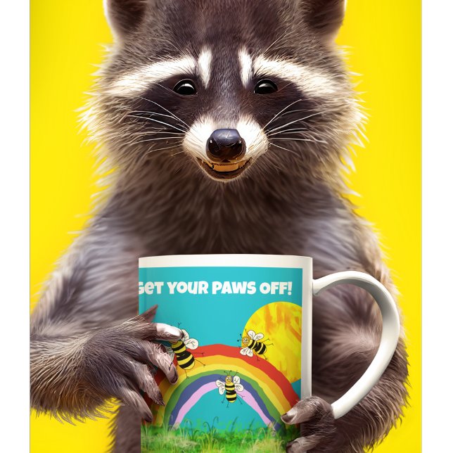 Caneca De Café personalize as abelhas aproveitando a primavera de (Criador carregado)