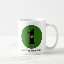 Caneca De Café Personalize este Buraco de Golfe Sortudo em Um Des