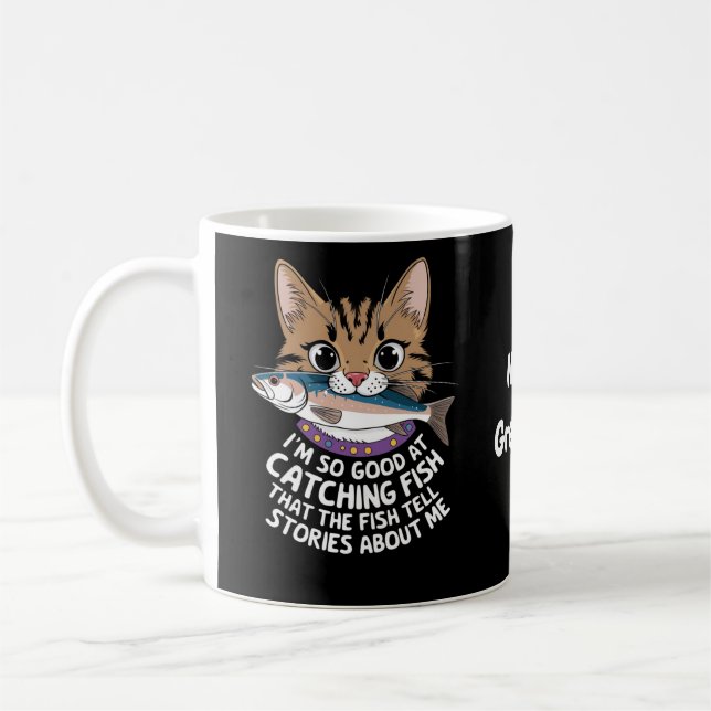 Caneca De Café Personalize Eu Sou Tão Bom Em Pescar  (Esquerda)