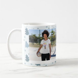 Caneca De Café personalize feliz natal Cachorro Feliz e Livre