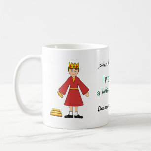 Caneca De Café Personalize-me -- Homem do rei /Wise da natividade