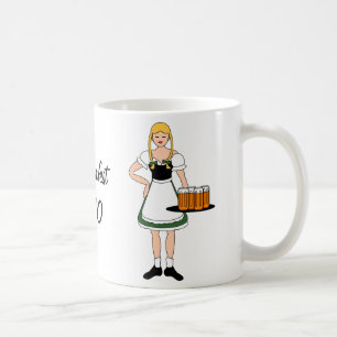 Caneca De Café Personalize-me -- Meninas de Oktoberfest