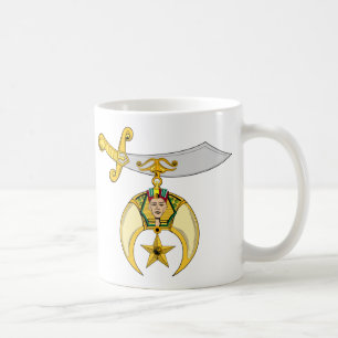CANECA DE CAFÉ PERSONALIZE O EMBLEMA DE SHRINERS