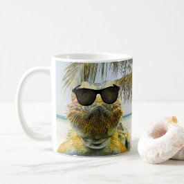 Caneca De Café Personalize o Summer Beach Fund