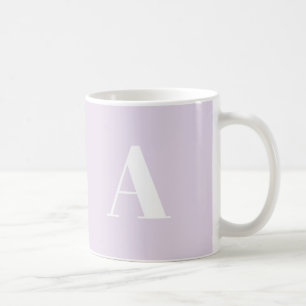 Caneca De Café Personalize, personalizar letra inicial do alfabet