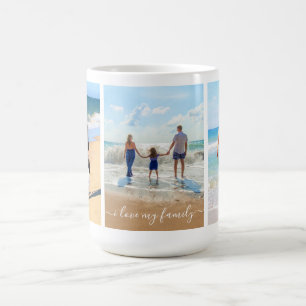 Caneca De Café Personalize Sua Colagem De Fotos Mug - Eu Amo Minh
