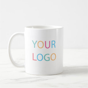 Caneca De Café Personalize sua empresa de logotipo