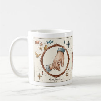 Caneca De Café Personalized #1 Dad Watercolor Full Wrap Mug