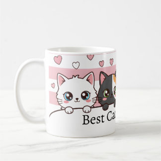 Caneca De Café Personalized Adorable Cartoon Cat Coffee Cup