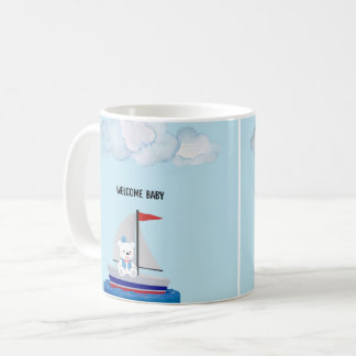 Caneca De Café Personalized Baby Shower Mug 