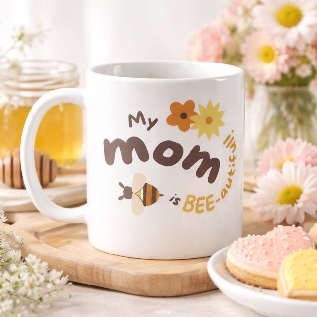 Caneca De Café Personalized Best Mom Ever Photo Mug (Criador carregado)