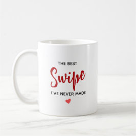 Caneca De Café Personalized Best Swipe Love Quote