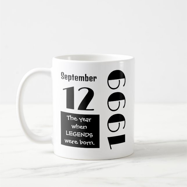 Caneca De Café Personalized Birthday Gift  (Esquerda)