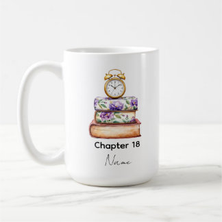 Caneca De Café Personalized Birthday Mug I Chapter 18” Birthday 