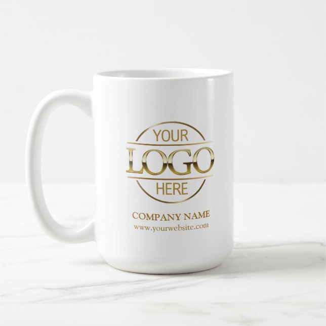 Caneca De Café Personalized Business Logo Custom Company Gift (Esquerda)