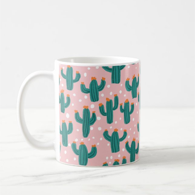 Caneca De Café Personalized Cacti Coffee Mug (Esquerda)