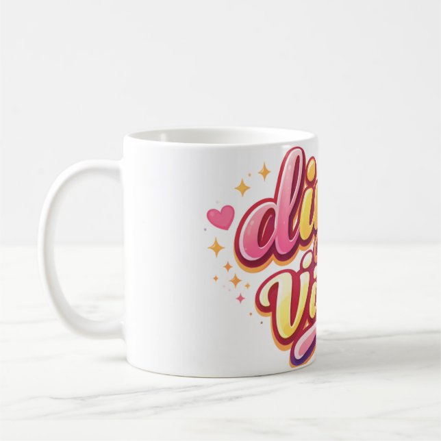 Caneca De Café Personalized Ceramic Mug | Perfect for Coffee & Te (Esquerda)