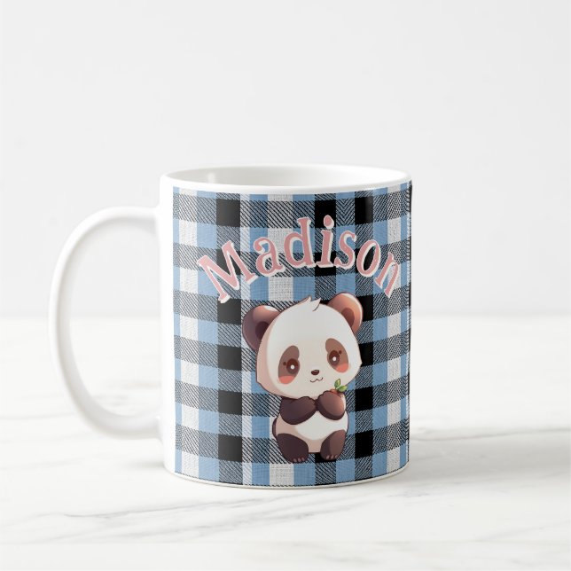 Caneca De Café Personalized Cute Panda Coffee Mug (Esquerda)
