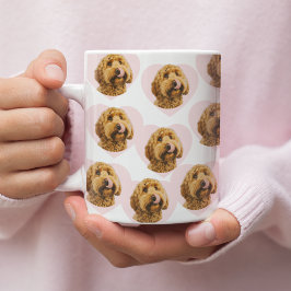 Caneca De Café Personalized Dog Photo Valentine Mug | Custom Pet 
