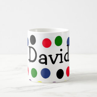 Caneca De Café Personalized Doted Mug