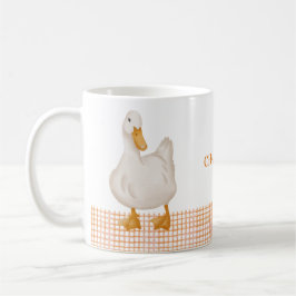 Caneca De Café Personalized Duck Mug – Cute Farm Animal Design wi