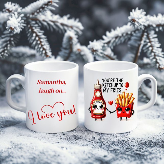 Caneca De Café Personalized Food Quote Mug Cute Valentine Gift (Personalized Food Quote Mug Cute Valentine Gift)