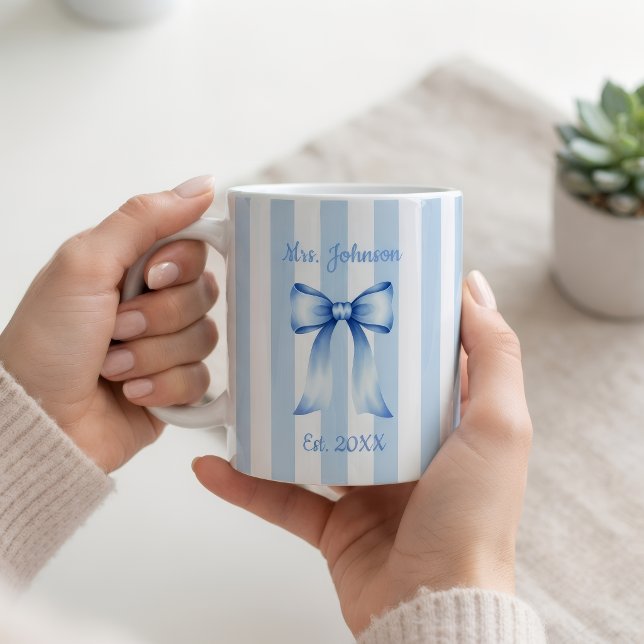 Caneca De Café Personalized Future Mrs. Mug, Custom Engaged Mug (Criador carregado)