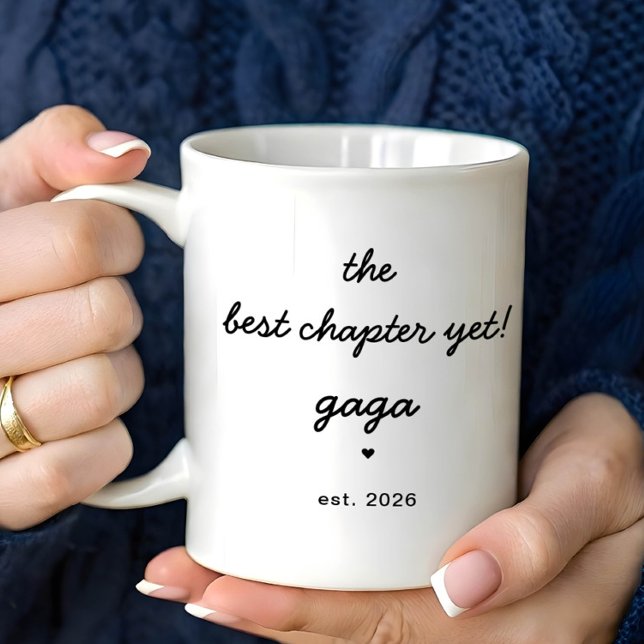 Caneca De Café Personalized Gaga Mug Best Chapter Yet (Criador carregado)