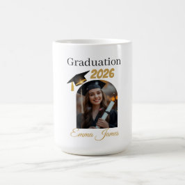 Caneca De Café Personalized Graduation Mug – Class of 2026