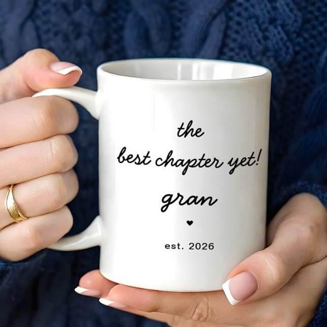 Caneca De Café Personalized Gran Mug Best Chapter Yet (Criador carregado)