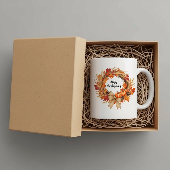 Caneca De Café Personalized Happy Thanksgiving mug  (Criador carregado)