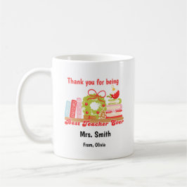 Caneca De Café Personalized Holiday Gift for Educators