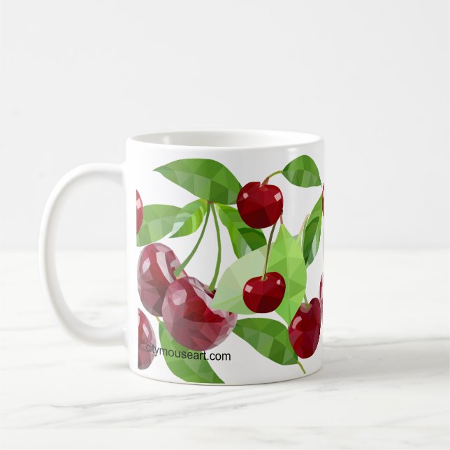 Caneca De Café Personalized Marian Cherry (Esquerda)