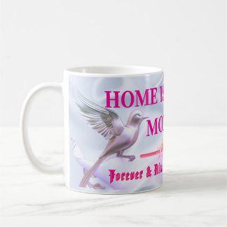 Caneca De Café "Personalized 'Mom is Home' Floral Mug"2026