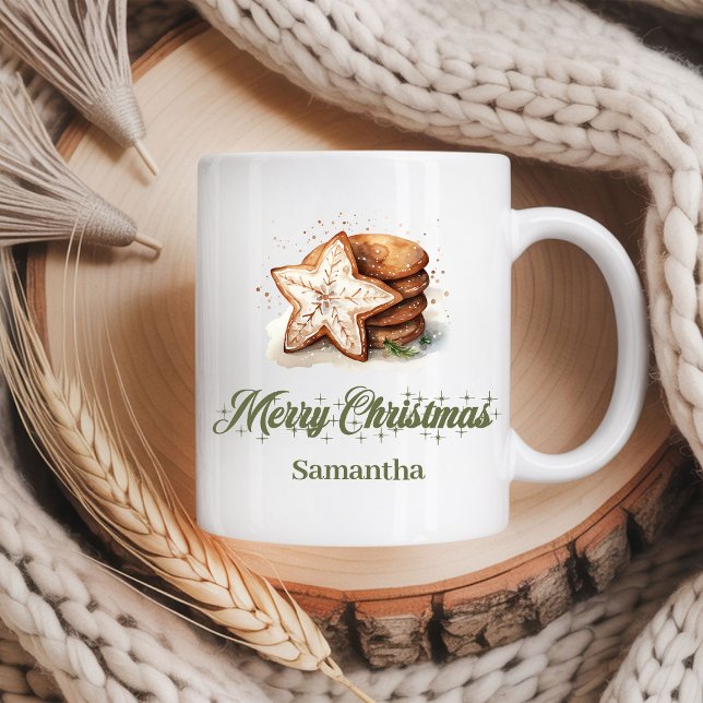 Caneca De Café Personalized Nordic Holiday Coffee Mug Gift (Personalized Nordic Holiday Coffee Mug Gift)