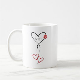 Caneca De Café Personalized Pet Love Mug