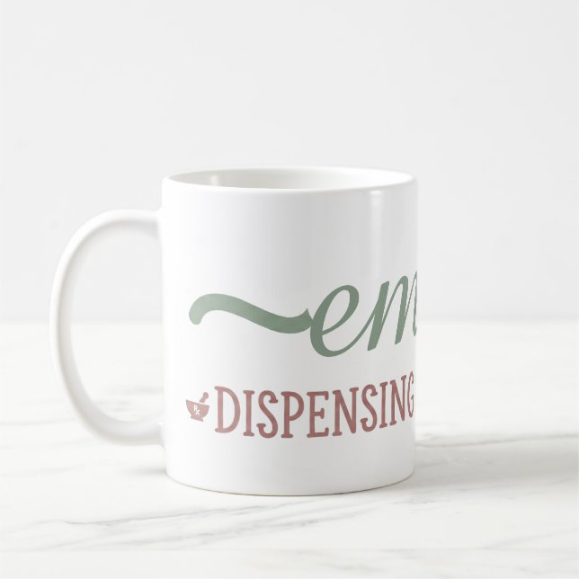 Caneca De Café Personalized Pharmacist Quote Mug (Esquerda)