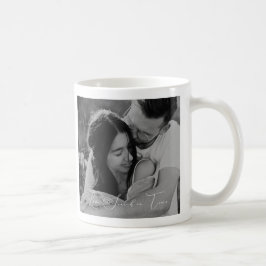 Caneca De Café Personalized Photo and Text Mug