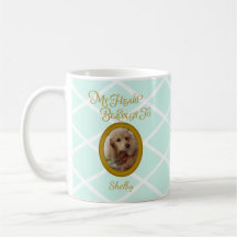 Personalized Poodle Photo | My Heart Belongs To 