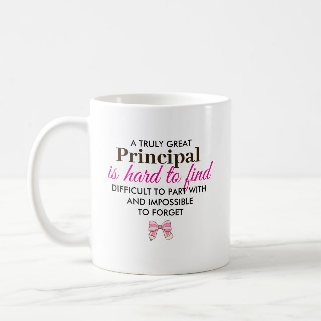 Caneca De Café Personalized Principal Appreciation Gift (Esquerda)