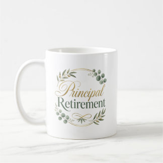 Caneca De Café Personalized Principal Retirement Gift
