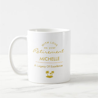 Caneca De Café Personalized Retirement A Legacy Of Excellence