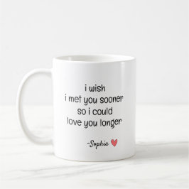 Caneca De Café Personalized Romantic Love Quote