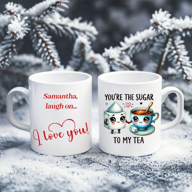 Caneca De Café Personalized Valentine Mug Funny Food Gift Idea (Personalized Valentine Mug Funny Food Gift Idea)