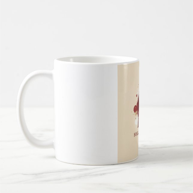 Caneca De Café Personalized Valentine’s Day Gift - Romantic Coupl (Esquerda)