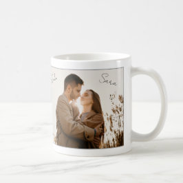 Caneca De Café Personalized Valentine’s Day Mug | Custom Photo