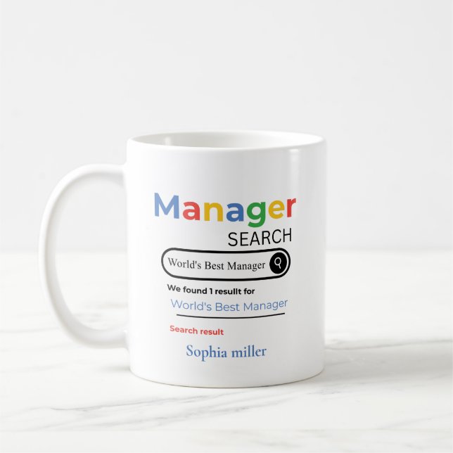 Caneca De Café Personalized World’s Best Doctor Search Result (Esquerda)