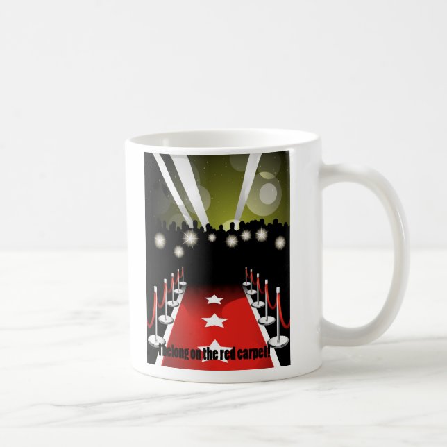 Caneca De Café Pertença no tapete vermelho (Direita)
