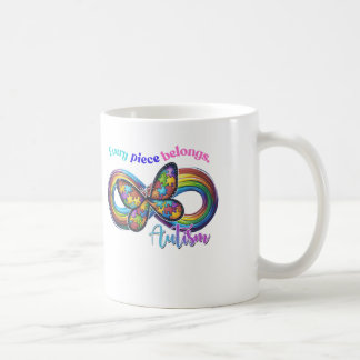 Caneca De Café Pertencendo a cada chip - Autism Quebra-cabeça Mug